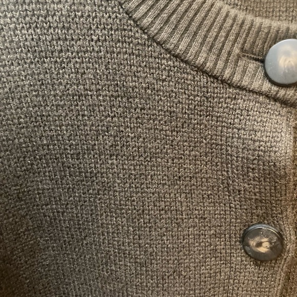 Sezane Valerio jacket cardigan size Medium, khaki NWT - Picture 5 of 6